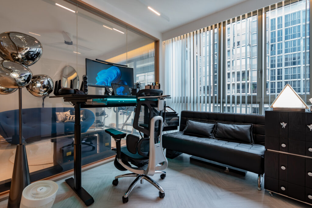 modern home office singapore interior design
