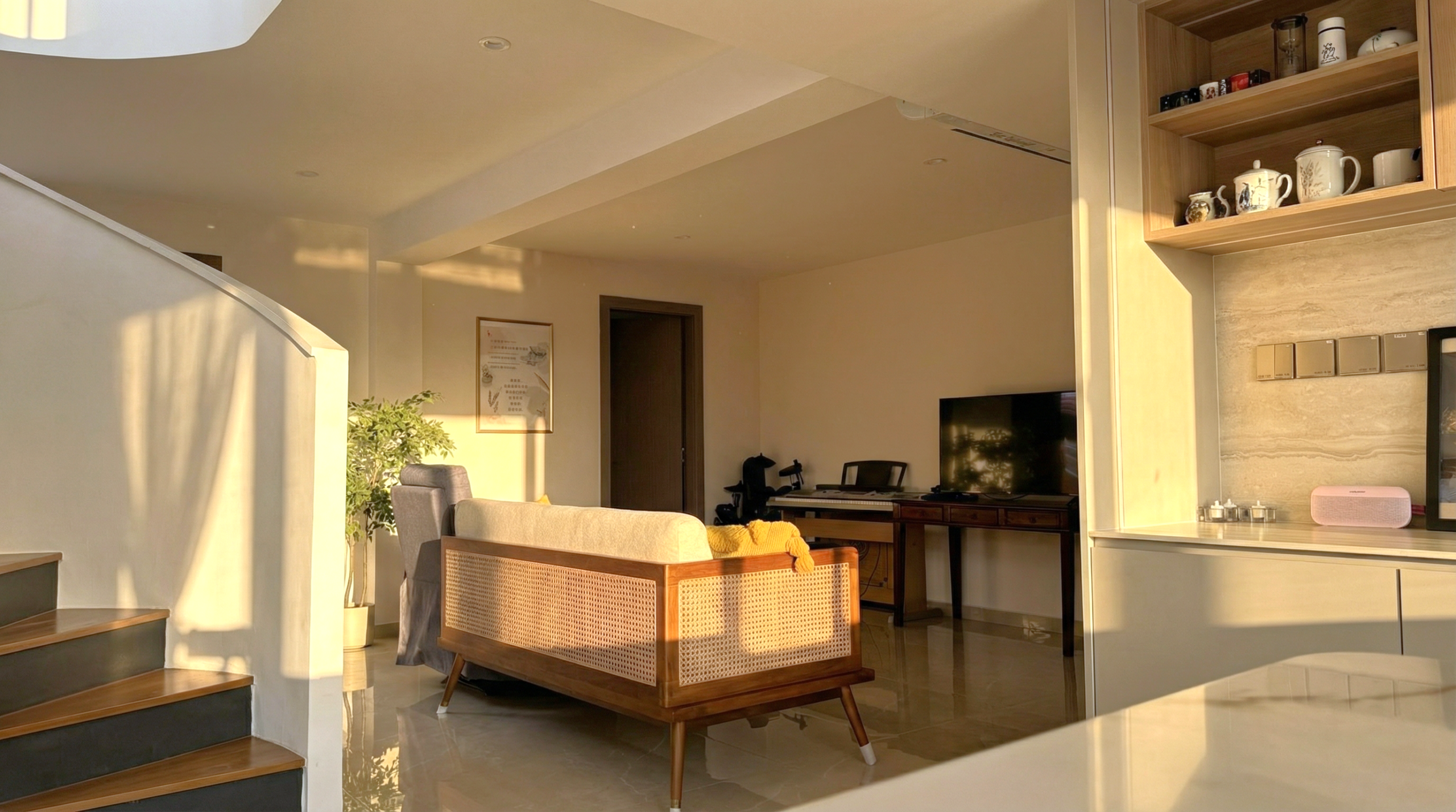landed house interior design singapore living room